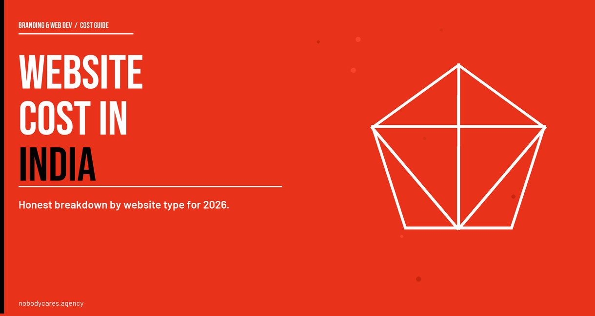 Website cost India 2026 - honest price breakdown by website type from basic to enterprise builds