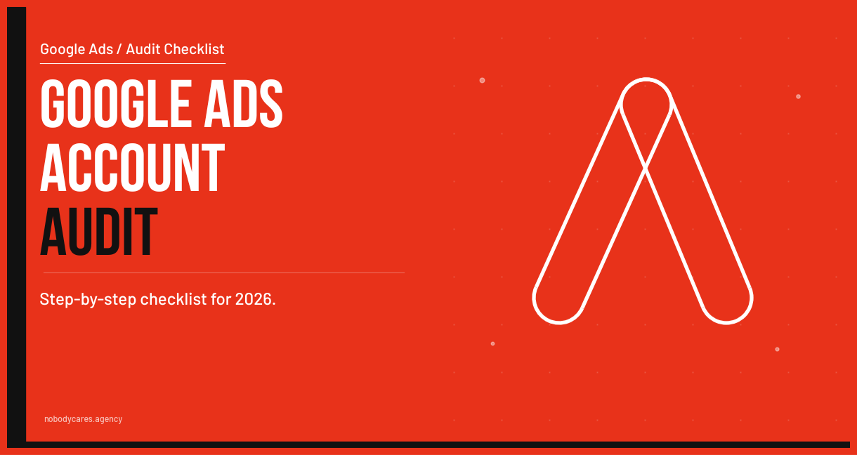 Google Ads account audit checklist - 8 steps to find what is wasting your Google Ads budget in India