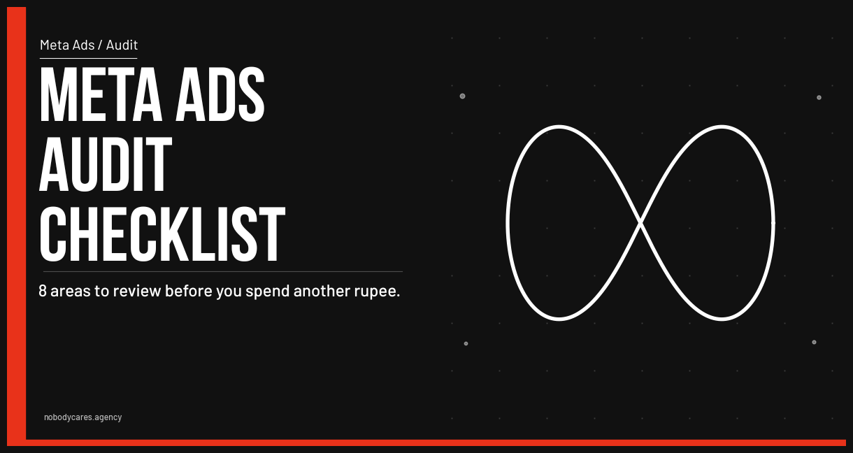 Meta ads audit checklist - 8 areas to review to find what is draining your Meta Ads budget in India