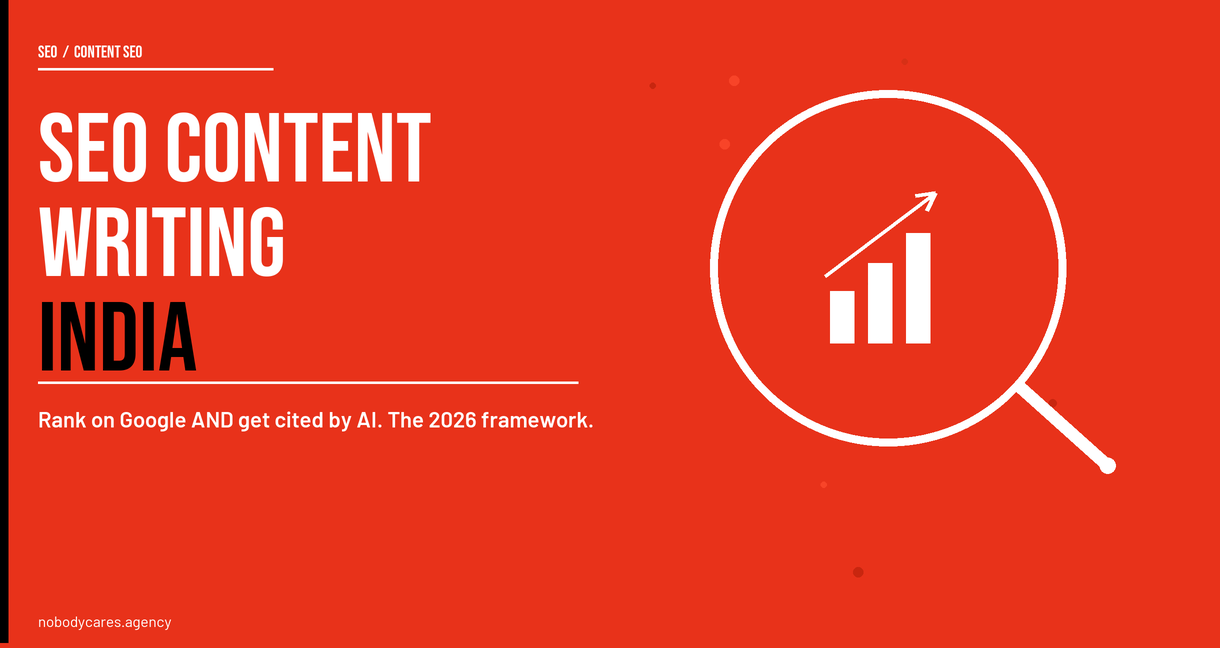 SEO content writing India 2026 - how to write content that ranks on Google AND gets cited by AI search engines