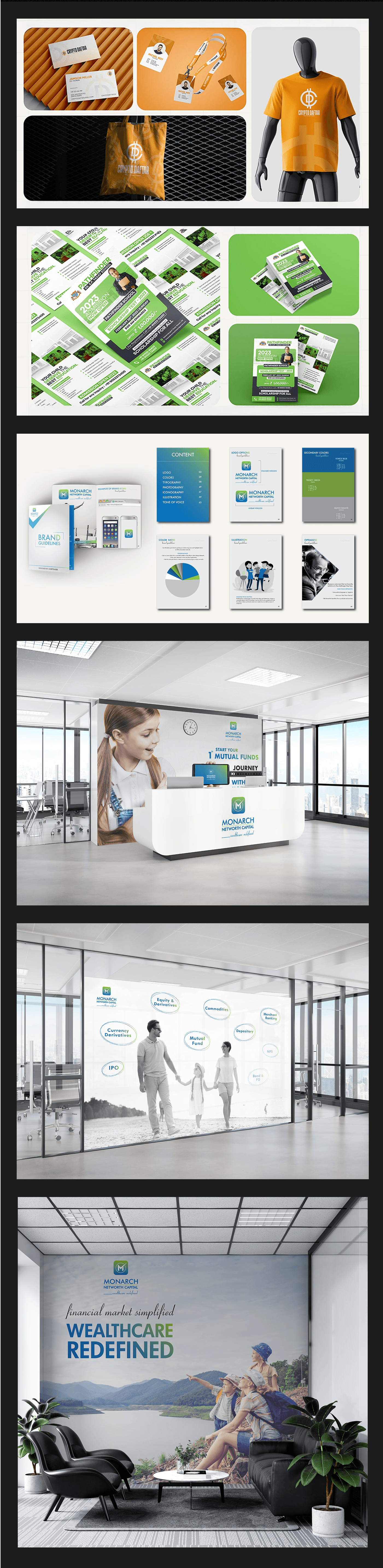 Branding design work preview