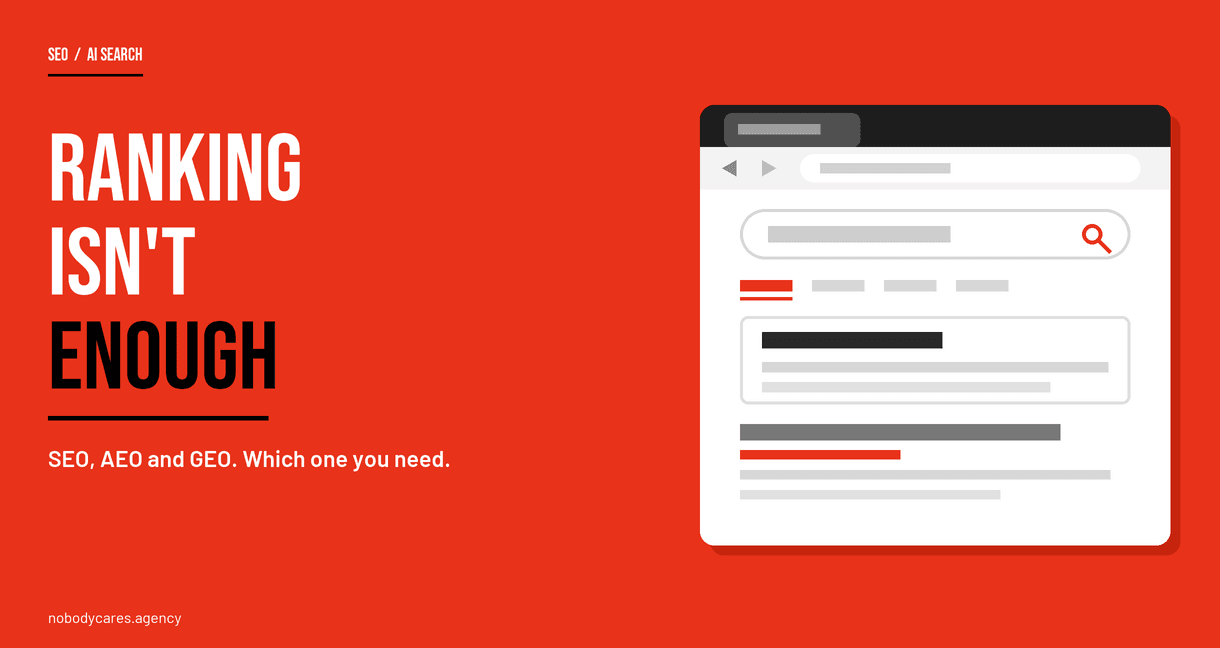 AEO vs SEO vs GEO compared. How search, answer, and generative engine optimization differ and which to prioritise.