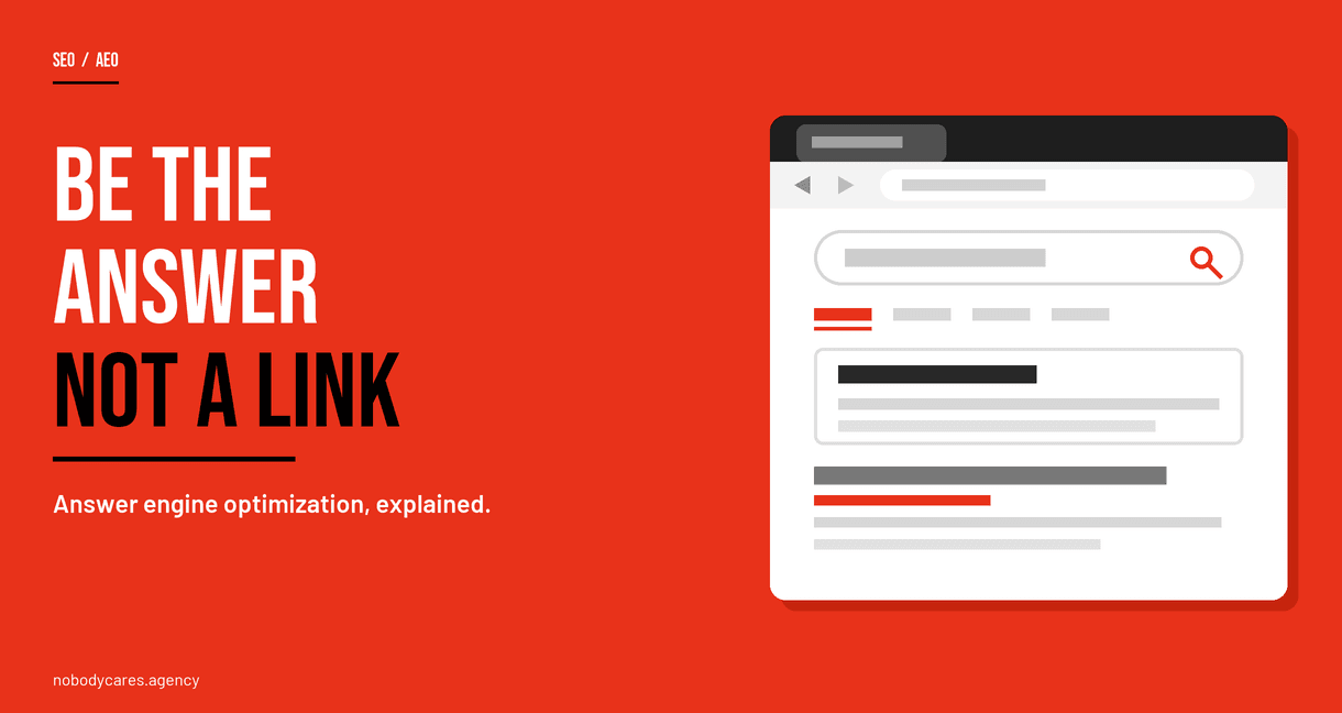 Answer engine optimization (AEO) explained: what it means, how it works, how it differs from SEO, and the steps to become the direct answer in search and AI.