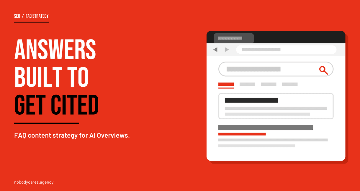 FAQ content strategy for AI Overviews: how to structure answers so AI systems can extract and cite them.